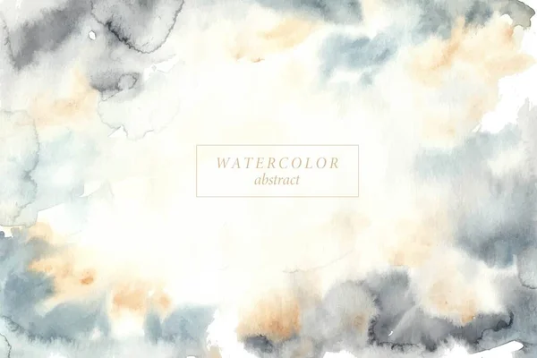 Abstrakte Bunte Aquarell Hintergrund Blass Pastellfarben Sanfte Farben Watercoor Wash — Stockvektor