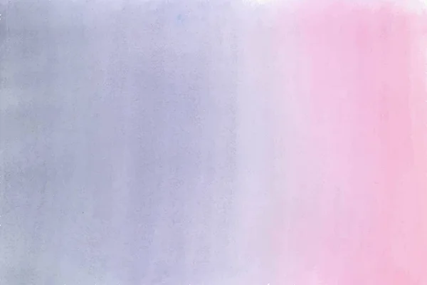 Měkký Gradient Akvarel Pozadí Růžová Fialová Barevná Ruční Malba — Stockový vektor