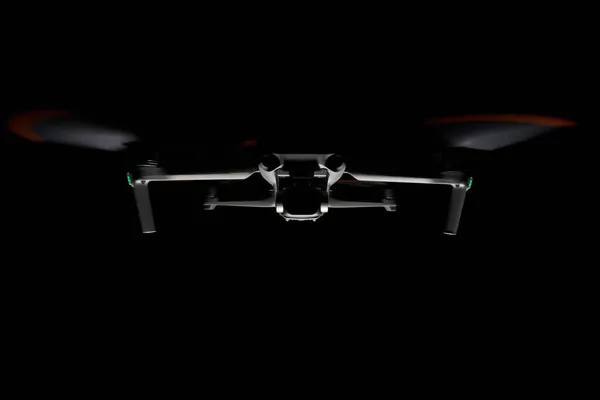 Nuertingen Tyskland Juni 2021 Drone Dji Air Isolerad Svart Belyst — Stockfoto