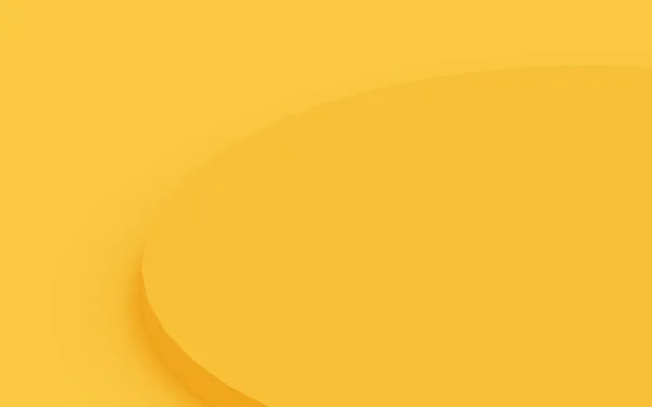 Sarı Silindir Podyum Minimum Stüdyo Arkaplanı Soyut Geometrik Şekil Çizimi — Stok fotoğraf