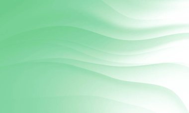 Dalga çizgileri grafik tasarım arkaplanı olan soyut yeşil beyaz renk grafikleri. Gıda için kullanım Sağlıklı doğa yaşam tarzı kavramı.