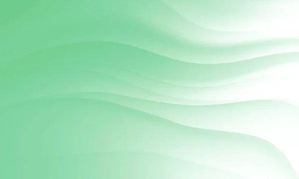Gradiente Colores Blancos Verdes Abstractos Con Líneas Onda Diseño Gráfico — Foto de Stock