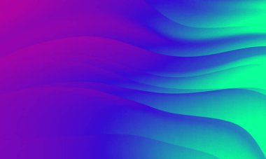 Soyut yeşil pembe renkler gradyan neon ışıklar dalga çizgileri grafik desen arkaplan.
