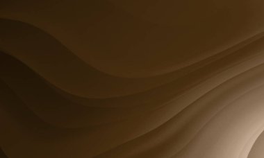 Dalga çizgileri grafik tasarım arkaplanı olan soyut kahverengi renk grafikleri. Kozmetik doğa kavramı için kullan.