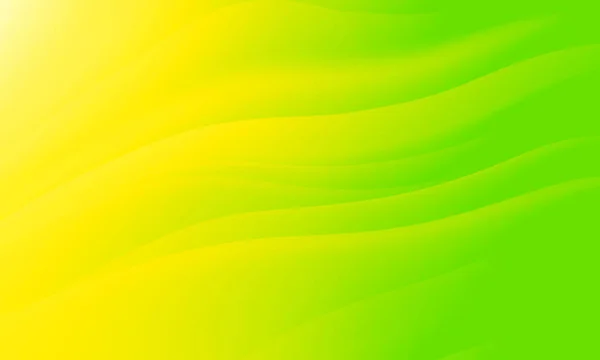 Gradient Abstrait Couleurs Jaunes Vertes Avec Des Lignes Ondulées Graphisme — Photo