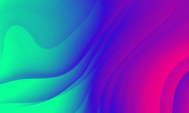 Soyut yeşil pembe renkler gradyan neon ışıklar dalga çizgileri grafik desen arkaplan.