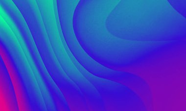 Soyut yeşil pembe renkler gradyan neon ışıklar dalga çizgileri grafik desen arkaplan.