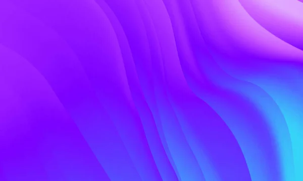 Abstract Blauw Paarse Kleuren Gradiënt Neon Lichten Met Golflijnen Grafisch — Stockfoto