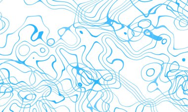 Soyut çizgi mavi renkli beyaz arkaplan çiziyor. Bayrak tasarımı yaz tatili konseptini kullanın.