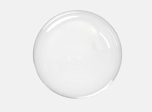 Textura Luz Blanca Reflexión Sobre Burbuja Áspera Aislada Sobre Fondo —  Fotos de Stock