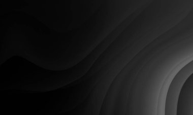 Dalga çizgileri desen arkaplanı olan soyut siyah gri renk gradyanı. Modern tasarım iş konsepti için kullan.