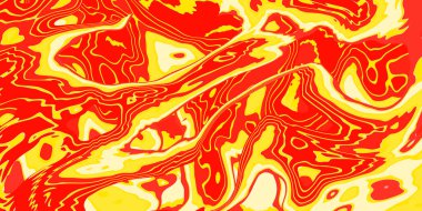 Soyut turuncu sarı renkler sıvı grafik arkaplan. Bayrak tasarımı yaz tatili konseptini kullanın.