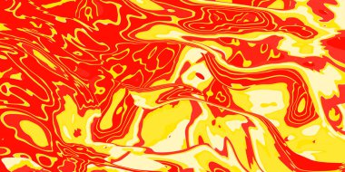 Soyut turuncu sarı renkler sıvı grafik arkaplan. Bayrak tasarımı yaz tatili konseptini kullanın.