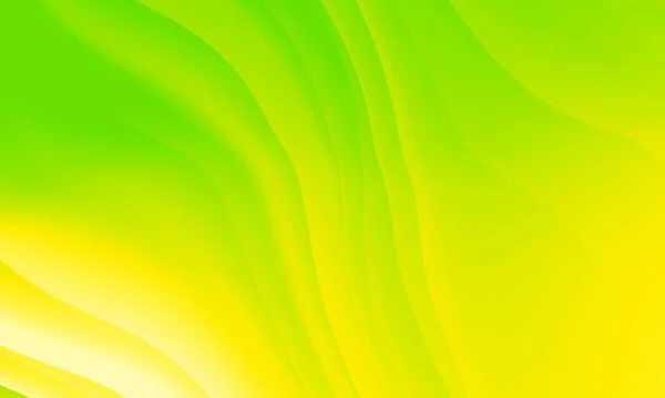 Gradient Abstrait Couleurs Jaunes Vertes Avec Des Lignes Ondulées Graphisme — Photo