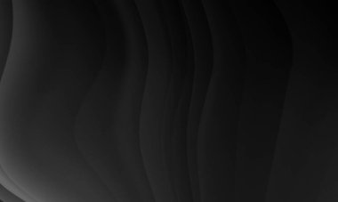 Dalga çizgileri desen arkaplanı olan soyut siyah gri renk gradyanı. Modern tasarım iş konsepti için kullan.