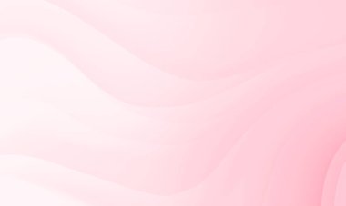 Soyut pembe beyaz renk gradyanı dalga çizgileri desenli arka plan. Modern tasarım kozmetik moda ve sevgililer günü konsepti için kullan.