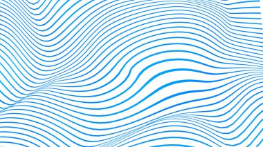 Soyut mavi beyaz çizgiler dalga deseni arkaplanı. Moda kozmetik yaz tatili iş konseptini grafik tasarımı için kullan.