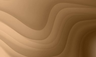Dalga çizgileri grafik tasarım arkaplanı olan soyut kahverengi renk gradyanı. Kozmetik sağlıklı yaşam tarzı kavramı için kullan.