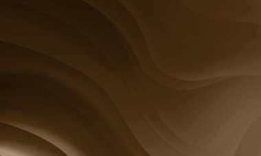 Dalga çizgileri grafik tasarım arkaplanı olan soyut kahverengi renk grafikleri. Kozmetik doğa kavramı için kullan.