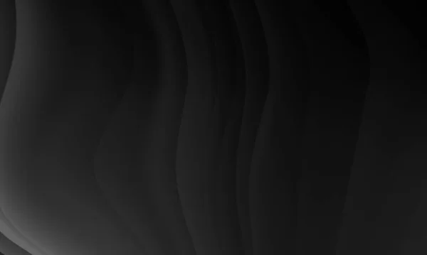 Dalga Çizgileri Desen Arkaplanı Olan Soyut Siyah Gri Renk Gradyanı — Stok fotoğraf