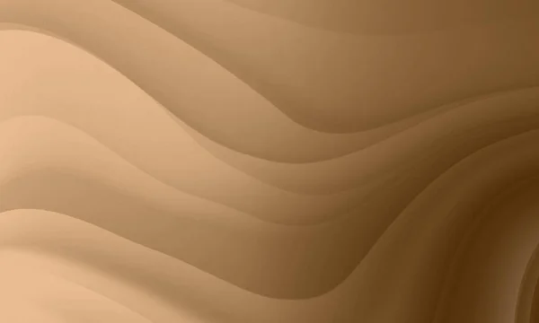 波線グラフィックデザインテクスチャの背景を持つ要旨茶色の色グラデーション 化粧品の健康的な自然ライフスタイルのコンセプト — ストック写真