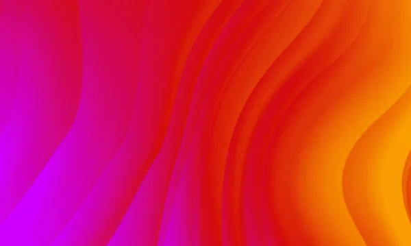 Абстрактні Рожеві Червоні Помаранчеві Кольори Градієнтні Неонові Вогні Хвильовими Лініями — стокове фото