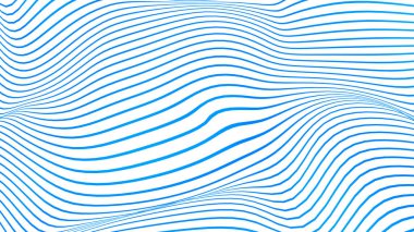 Soyut mavi beyaz çizgiler dalga deseni arkaplanı. Moda kozmetik yaz tatili iş konseptini grafik tasarımı için kullan.