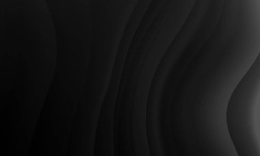 Dalga çizgileri desen arkaplanı olan soyut siyah gri renk gradyanı. Modern tasarım iş konsepti için kullan.