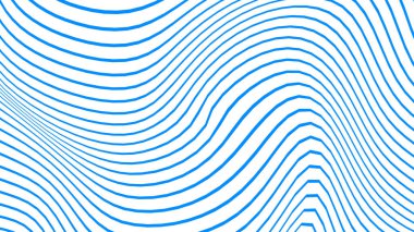 Soyut mavi beyaz çizgiler dalga deseni arkaplanı. Moda kozmetik yaz tatili iş konseptini grafik tasarımı için kullan.