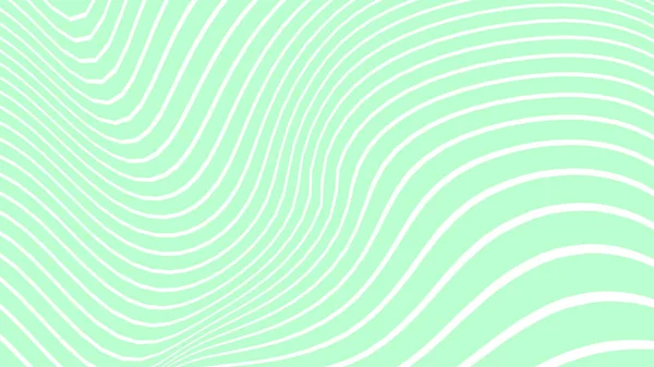 Absztrakt Zöld Fehér Színű Vonalak Hullám Minta Textúra Háttér Használat — Stock Fotó