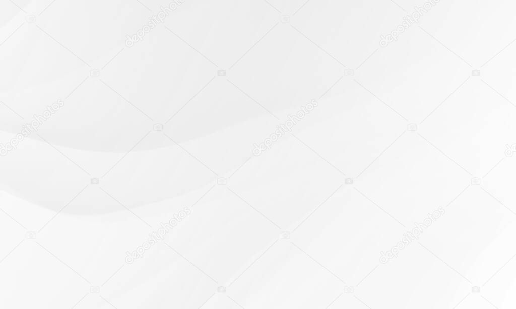 Abstract white gray colors gradient with wave lines pattern texture background. Use for modern design business concept.