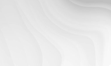 Soyut beyaz gri renk gradyanı dalga çizgileri desenli arka plan. Modern tasarım iş konsepti için kullan.