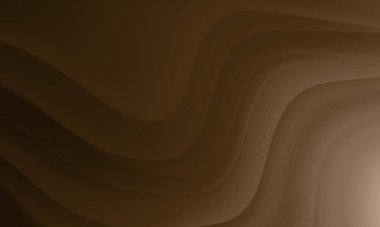 Dalga çizgileri grafik tasarım arkaplanı olan soyut kahverengi renk grafikleri. Kozmetik doğa kavramı için kullan.
