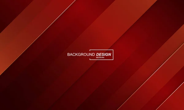 Red Background Modern Design — Stock Vector