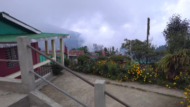 Krajobraz Chatakpur Góry Kanchenjunga Upper Chatakpur Jest Offbeat Miejsce Pobliżu — Wideo stockowe