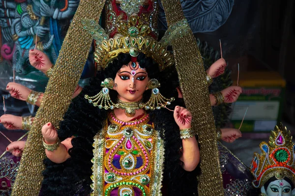 Die Oberste Shakti Maa Durga Wird Der Hinduistischen Religion Mit — Stockfoto