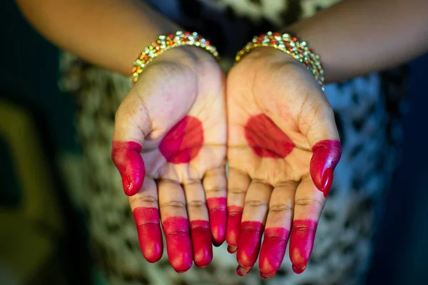 Mudras Gestos Danza Bharatanatyam — Foto de Stock