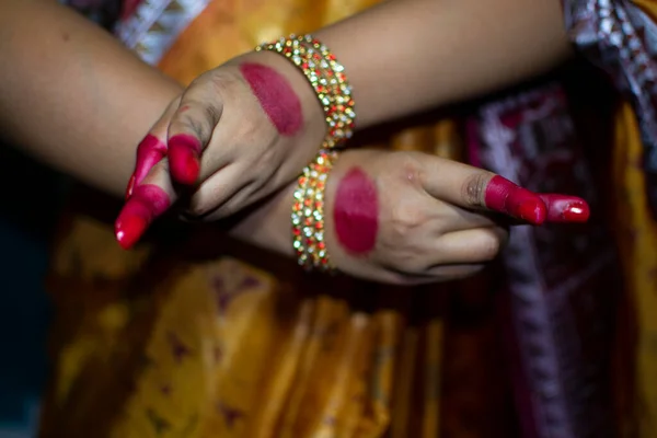 Mudras Gestos Danza Bharatanatyam —  Fotos de Stock