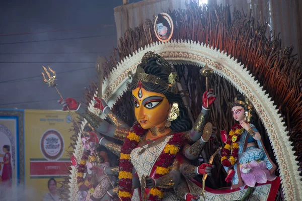 Carnaval Puja Calcuta 2022 Organizado Por Gobierno Bengala Occidental Octubre — Foto de Stock