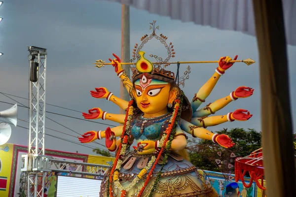 Карнавал Kolkata Puja 2022 Року Організований Урядом Західної Бенгалії Жовтня — стокове фото