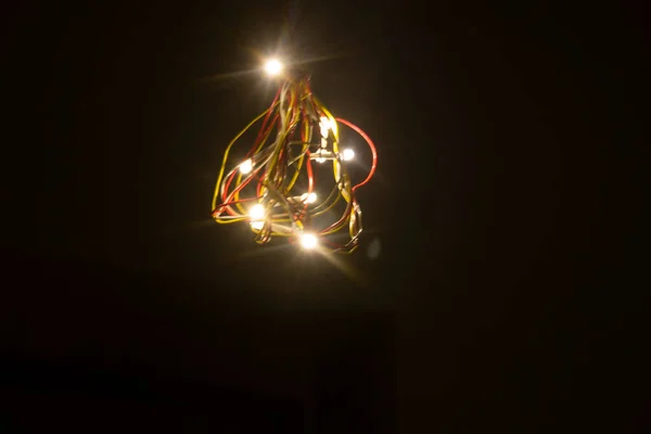Led Light Decoration Kolkata Diwali Celebration — Stock Photo, Image