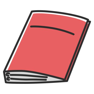 Dosya el yazısı biçim illüstrasyon simgesi