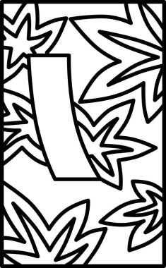  Basit Hanafuda çizim çizimi Kannazuki sonbaharı mavi kısa Ekim sonbahar yaprakları mavi kısa