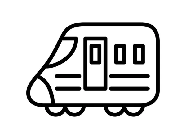 Einfaches Shinkansen Zeichensymbol — Stockvektor