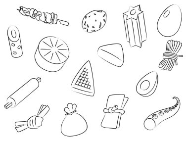 Oden brush writing wallpaper illustration