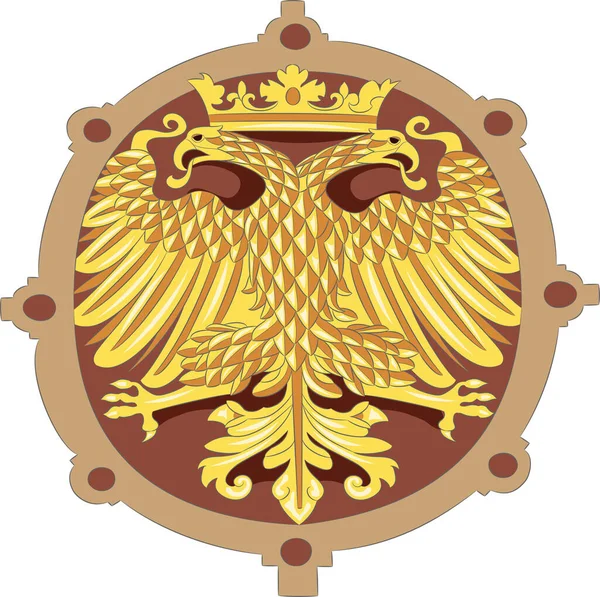 Escudo de armas de la ciudad Nuremberg aislado sobre fondo blanco. — Vector de stock