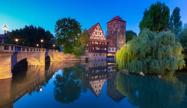 Historical part of the old town of Nuremberg, Franconia, Germany. — Stock Photo, Image