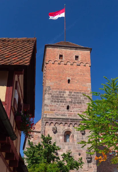 Parte histórica del casco antiguo de Nuremberg, Franconia, Alemania. —  Fotos de Stock