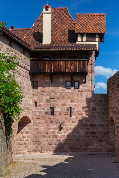 Parte storica del centro storico di Norimberga, Franconia, Germania. — Foto Stock