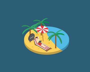 İşte, izinde ya da tatilde olmayan çalışanlar için çalışma izni ya da terk etme